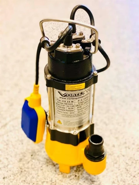 Vortex Vx35 M 0.35 Hp 1,1/4'' Foseptik Dalgıç Pompa