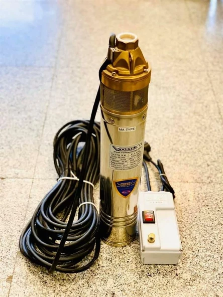 Vortex Vtm 15 M 1,5 Hp 1'' 20 Mt Kablolu Panolu Dalgıç Pompa