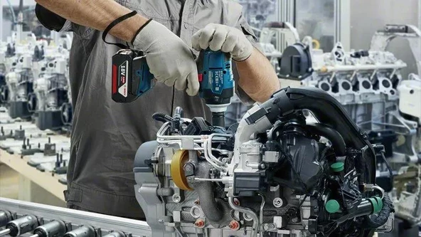 Bosch Professional GDS 18V-400 2 x 5.0Ah Çift Akülü Darbeli Somun Sıkma Makinesi - 6