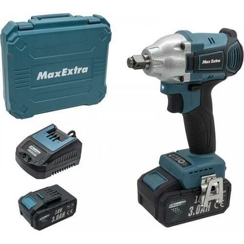 Max Extra MXP 6833 1/2 Akülü Somun Sökme 18 V. 3 Ah. Çift Akü