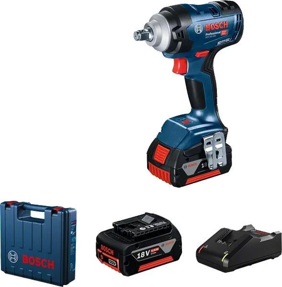 Bosch Professional GDS 18V-400 2 x 5.0Ah Çift Akülü Darbeli Somun Sıkma Makinesi