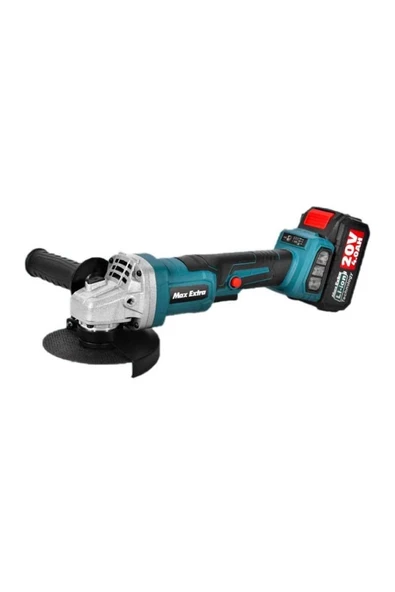 Max Extra MXP 6890 Akülü Avuç Taşlama 115 Mm 20 V. 4 Ah. Çift Akü Devir Ayarlı - Resim 3