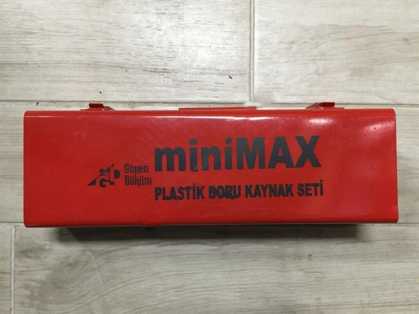 Gönen Döküm 600 Watt Minimax Plastik Boru Kaynak Makinası Seti Metal Çantalı - 3