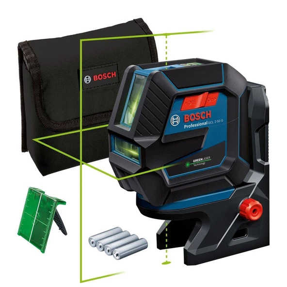 Bosch Professional GCL 2-50 G Lazer + RM10 Tutucu