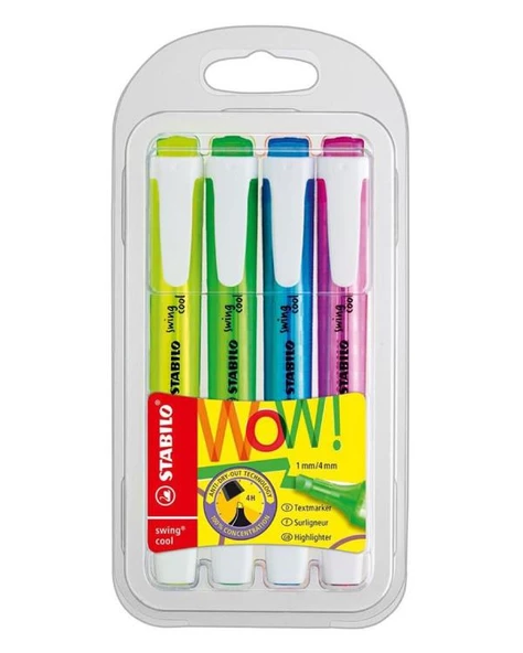 Stabilo WOW Swing Cool 4lü Paket 275/4