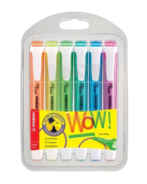 Stabilo Swing Coll Fosforlu Kalem 6lı Paket