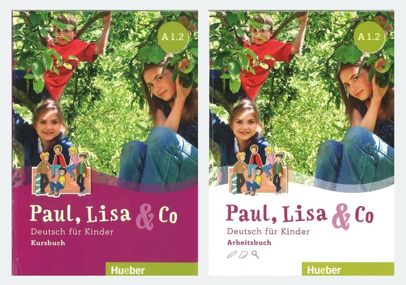 PAUL, LISA & CO  A1.2 Deutsch für Kinder Kurscbuh + Arbeitsbuch mit Audios ürün görseli 1