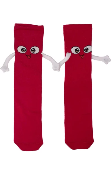 Dode Flora Mıknatıslı El Ele Tutuşan Unisex Çorap 35-44 - 3