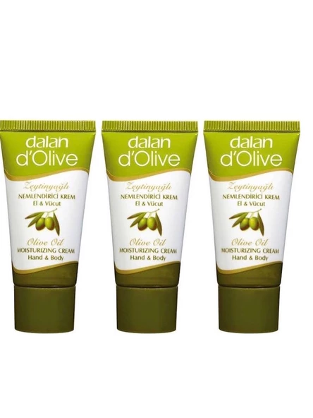 DALAN DOLİVE KREM 20 ML TÜP 3'LÜ SET