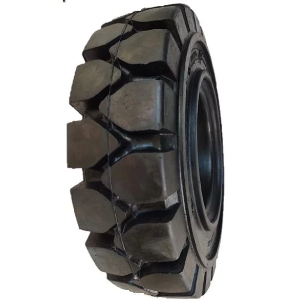 23x9-10 Mileway Perfecto Siyah Sekmanlı Dolgu Forklift Lastiği