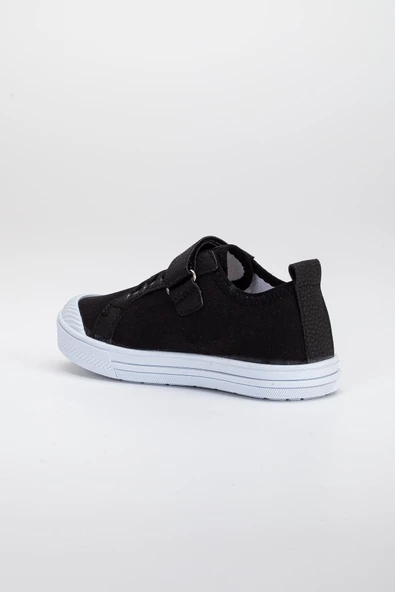 Şirinbebe Şiringenç Keten Siyah Erkek İlkadım Bebek Çocuk Ayakkabısı - Resim 4