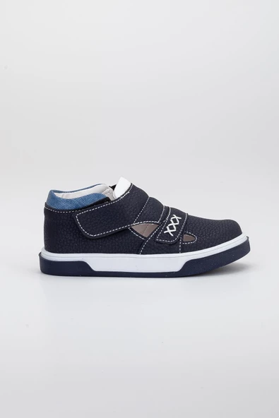 Şirinbebe Şiringenç Dikiş Detaylı İki Cırtlı Lacivert Erkek İlkadım Bebek Çocuk Ayakkabısı - Resim 7