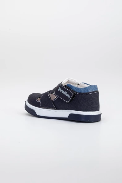 Şirinbebe Şiringenç Dikiş Detaylı İki Cırtlı Lacivert Erkek İlkadım Bebek Çocuk Ayakkabısı - Resim 9