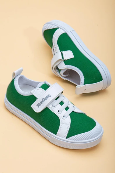 Şirinbebe Şiringenç Keten Yeşil Erkek İlkadım Bebek Çocuk Ayakkabısı - Resim 4