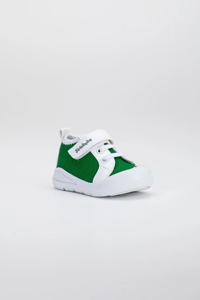 Şirinbebe Şiringenç Keten Yeşil Erkek İlkadım Bebek Çocuk Ayakkabısı - Resim 6