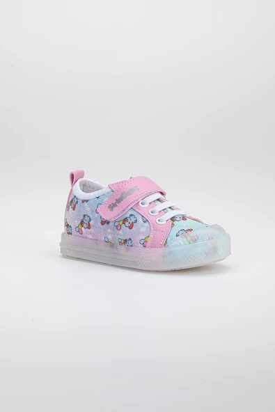 Şirinbebe Şiringenç Keten Fuşya Kız İlkadım Bebek Çocuk Ayakkabısı - 8