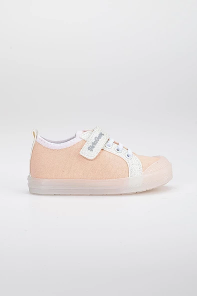 Şirinbebe Şiringenç Keten Somon Kız İlkadım Bebek Çocuk Ayakkabısı - Resim 8