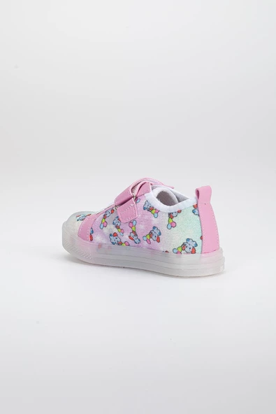 Şirinbebe Şiringenç Keten Fuşya Kız İlkadım Bebek Çocuk Ayakkabısı - 9