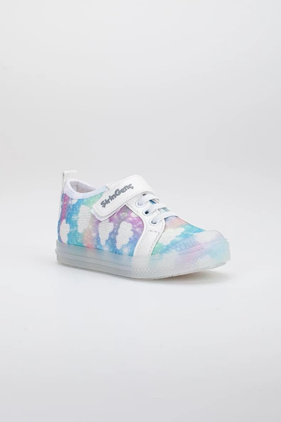 Şirinbebe Şiringenç Keten Beyaz Kız İlkadım Bebek Çocuk Ayakkabısı - 8