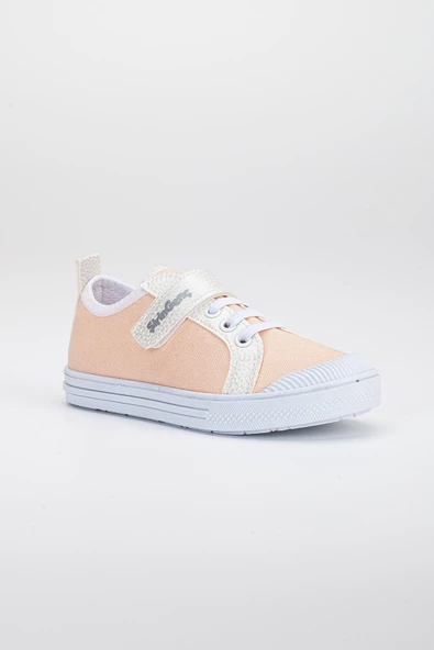 Şirinbebe Şiringenç Keten Somon Kız İlkadım Bebek Çocuk Ayakkabısı - Resim 12