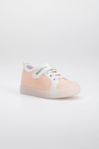 Şirinbebe Şiringenç Keten Somon Kız İlkadım Bebek Çocuk Ayakkabısı - Resim 9