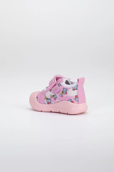 Şirinbebe Şiringenç Keten Fuşya Kız İlkadım Bebek Çocuk Ayakkabısı - 6