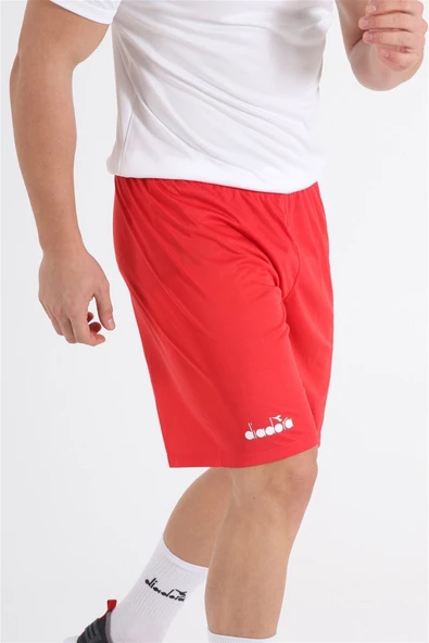 Diadora Düz Kırmızı Antrenman - Spor Şort - DDANT-SORT