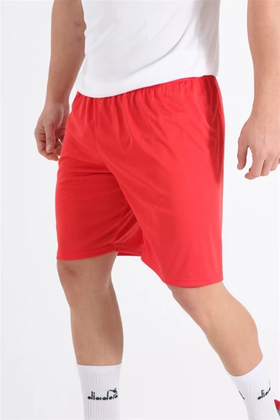 Diadora Düz Kırmızı Antrenman - Spor Şort - DDANT-SORT - 3