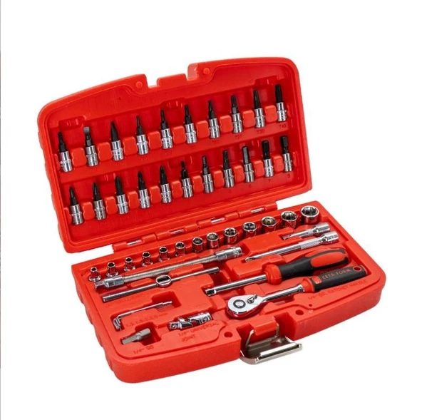 Ceta 46 Parça 1/4” 6 Köşe Lokma Takımı