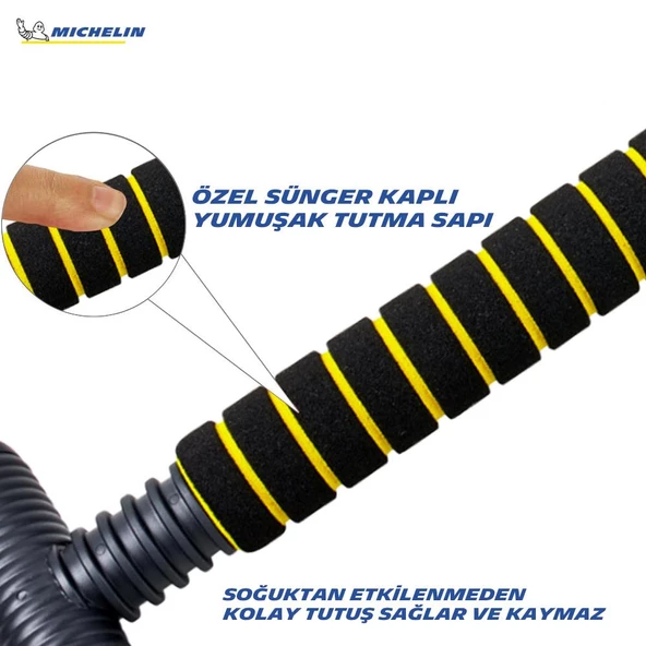 Michelin Mc6986 3’Ü Bir Arada Buz Kazıyıcı, Kar Küreği, Silecek Temizleyici - 7