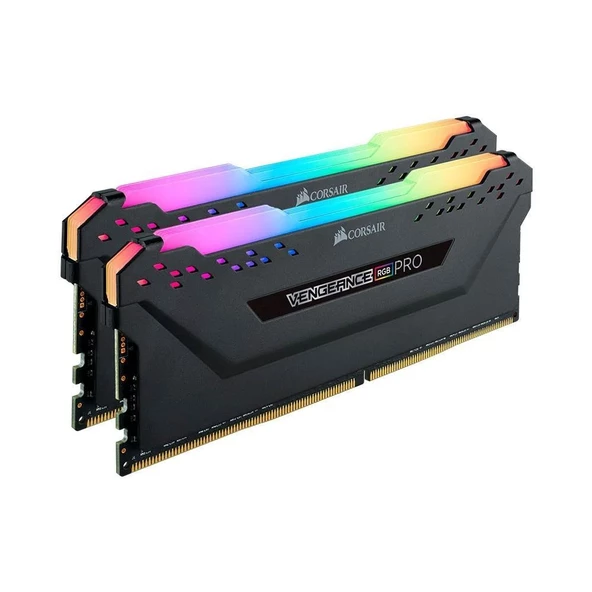 CORSAIR 32GB (2x16GB) Vengeance Pro RGB Siyah DDR4 3600MHz CL18 CMW32GX4M2D3600C18 Dual Kit Ram - 3