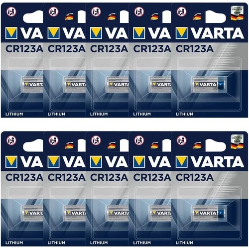 Varta CR123A Profesyonel Lityum Pil 10'lu