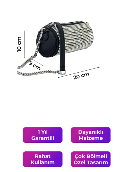 Kriste Bell Kadın Çantası Çapraz Askılı Siyah 26313 - 2