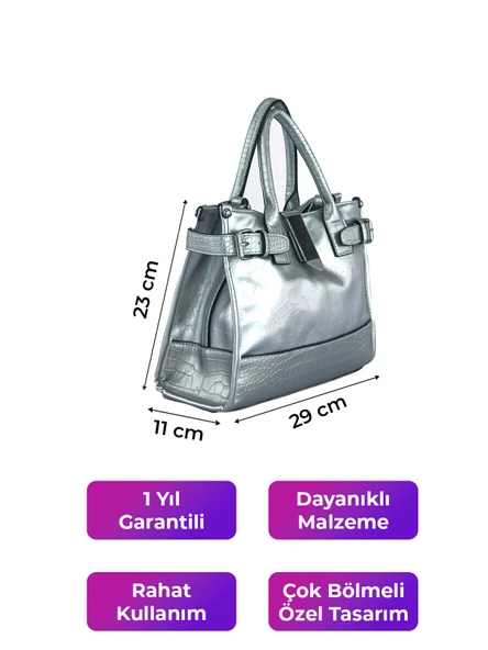 Kriste Bell Kadın Çantası  Gümüş 26328 - 2