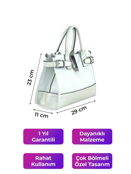 Kriste Bell Kadın Çantası  Beyaz 26328 - 2