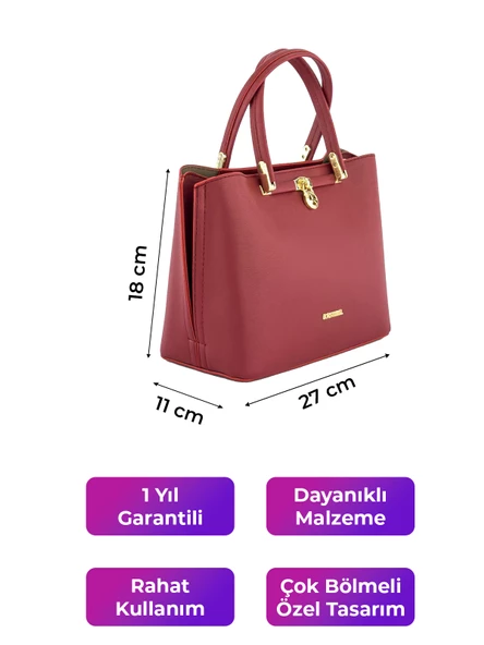 Kriste Bell Kadın Çanta Kırmızı 7190 - 2