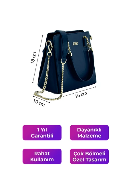 Kriste Bell Kadın Çanta Lacivert 7139 - Resim 2