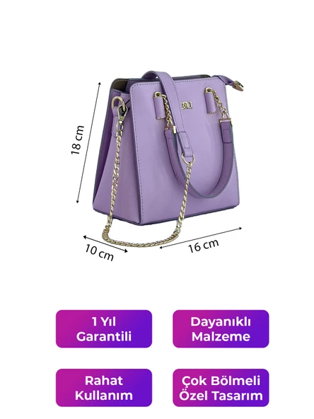 Kriste Bell Kadın Çantası Lila 7139 - Resim 2
