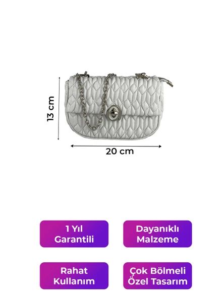 Kriste Bell Kadın Çanta Beyaz 26408 - 2