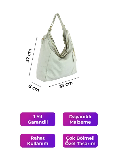 Kriste Bell Kadın Çanta Beyaz 26419 - 2