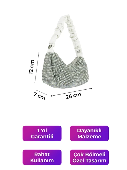 Kriste Bell Kadın Çanta Beyaz 26430 - 2