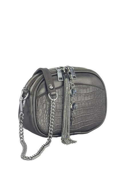 Kriste Bell Kadın Çanta Çapraz Askılı Pewter 26260 - Resim 2