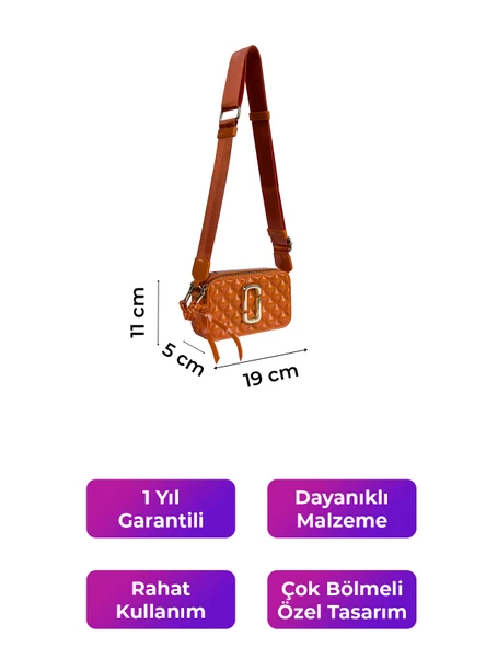 Kriste Bell Kadın Çanta Çapraz Askılı Turuncu 26398 - 2