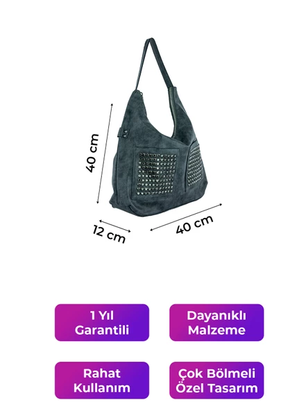 Kriste Bell Kadın Çanta Gri 26534 - 2