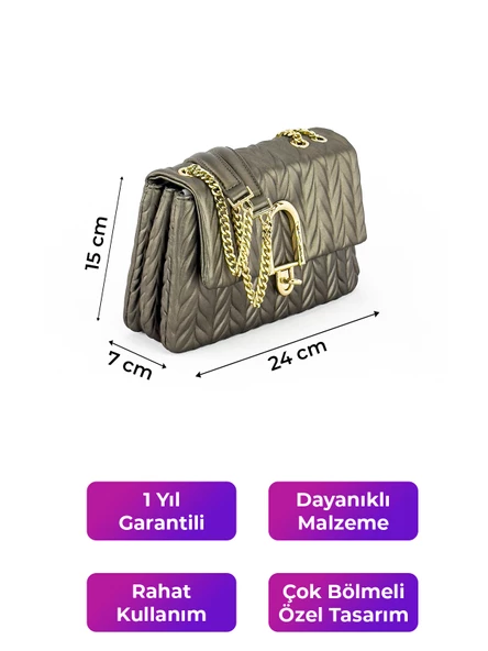 Kriste Bell Kadın Çanta Pewter 26411 - 2