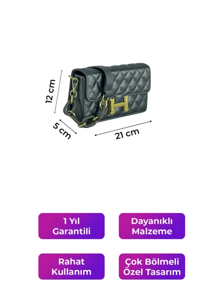 Kriste Bell Kadın Çanta Pewter 26464 - Resim 2