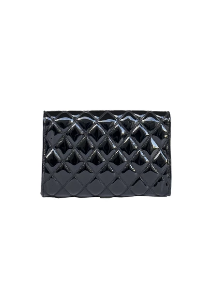 Kriste Bell Kadın Çanta Rugan Siyah 26366 - Resim 3