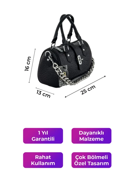 Kriste Bell Kadın Çanta Siyah 26456 - Resim 2