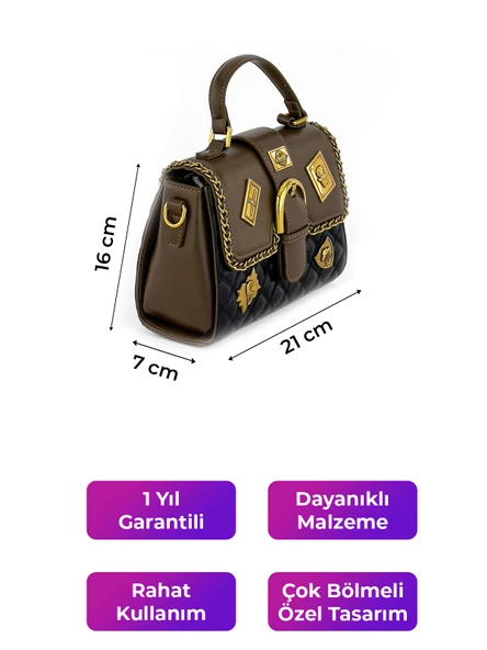 Kriste Bell Kadın Çanta Siyah 26505 - Resim 2