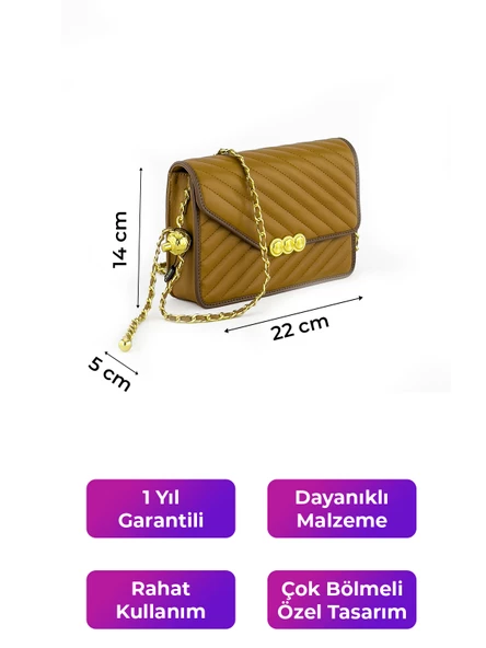 Kriste Bell Kadın Çanta Taba 26468 - 2